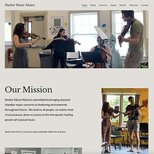 Shelter Music Maine